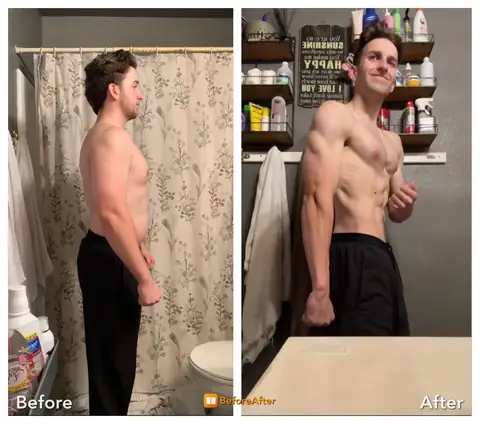 Jett, before and after, second angle.