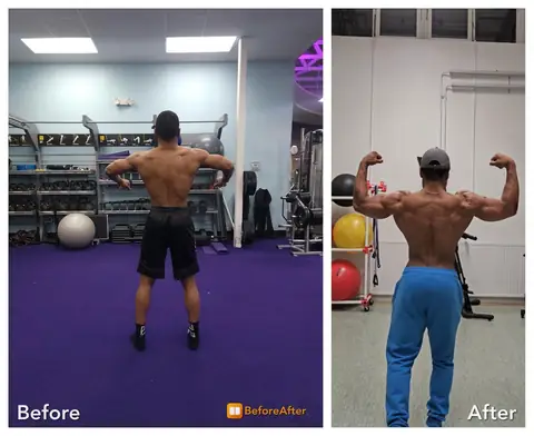 J Hayes, before and after, third angle.